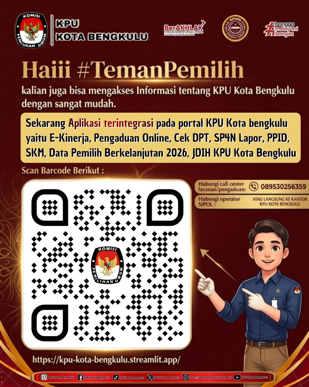 Kini Layanan KPU Kota Bengkulu Semakin Mudah Diakses!